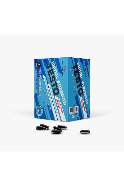 Nutriking Brutal Strength Testo Booster Pro Series 60 Capsules 72 Hour Effect