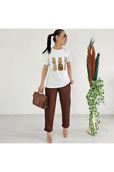 Altı Üstü Butik Μπλουζάκι με στάμπα ανανά