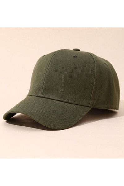 POPULUS Καπέλο Unisex Απλό Χακί Χρώμα Basic Καπέλο