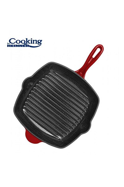 Heinner Heinner grill pan HR-KN-G26, RED LINE, cast iron, 26.5 x 4.5 cm