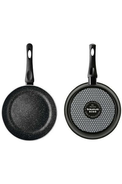 Taurus Taurus Vital Stone 28 Frying Pan, Diameter 28 cm, Ceramic Coating (Black)