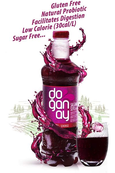 Doğanay Doganay Hot Fermented Black Carrot Juice Salgam 300 MLx6 ( 6 Pack )