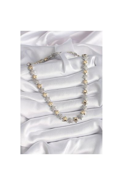 Skygo Brass Mix Color Zircon Stone Star Model Vip Exclusive Series Women's Necklace - Tj-Bko9544