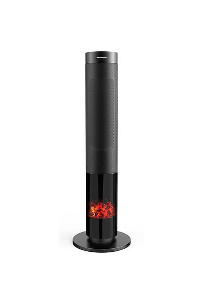 Heinner Radiator ceramic Heinner HCH-LD2000BK, 2000 W, Display LED, Control Touch, Telecomanda, Functie ECO