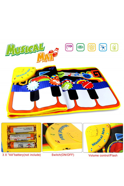 sharpdo Children's Piano Music Blanket 110*36cm