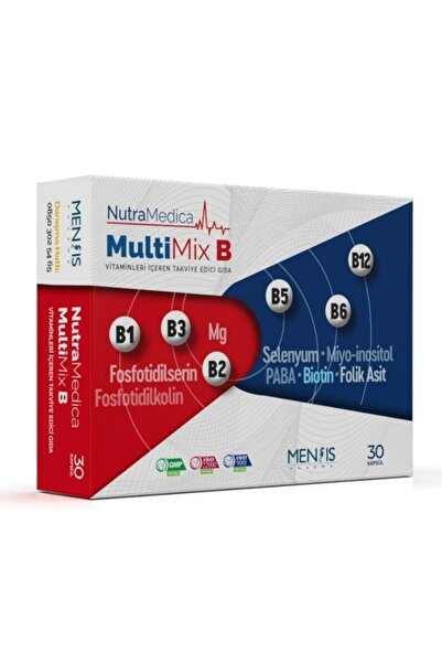 Mensis Pharma مينسيس نوترا ميديكا مولتي ميكس بي 30 كبسولة