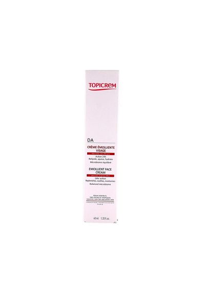 Topicrem 40ml Da Emollient Face Cream - Nourishing Face Care Cream