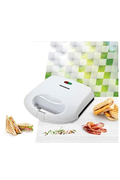 Heinner Sandwich-maker Heinner SM-K750W, 750W, placi tip grill (Alb)