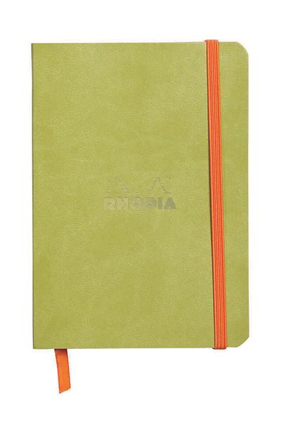 Rhodia A6 Dot Notebook A.Green Soft Cover 72 Sheets 90Gr