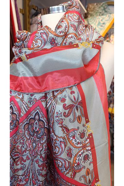 FASHION Voile Silk Sal Patterned