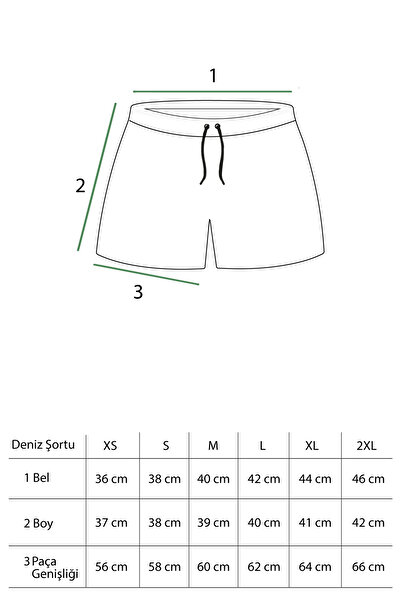 Vatkalimon Erkek Cepli Fileli Desenli Mayo Deniz Şortu