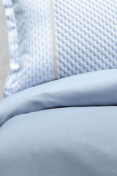 Yataş Pinto Single Bamboo Pique Set - Blue