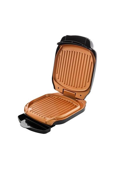 Mediashop Gratar electric MEDIASHOP Livington Low Fat Grill M19177, 900 W, Low Fat Grill, tava de scurgere