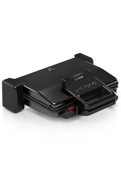 Bosch Gratar electric BOSCH TCG3323, 2000 W, Multifunctional, Placi detasabile (Negru)