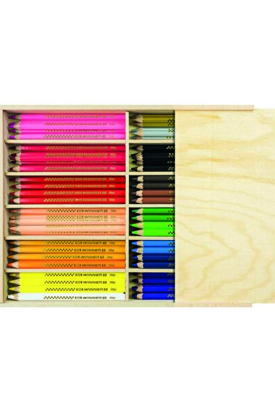 Eberhard Faber Ef Big Winner Stand Ahşap 18 Renk 96 Adet