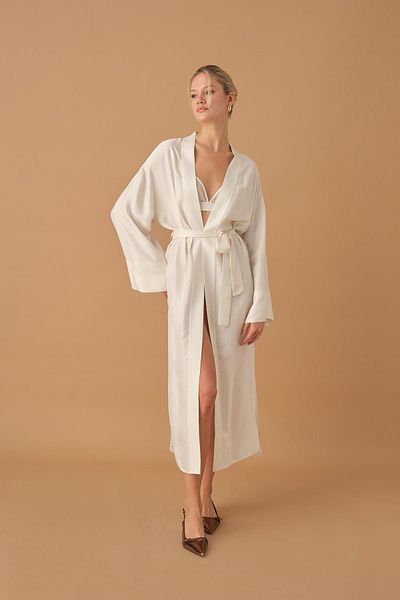 Pierre Cardin Silk Satin Six-Piece Bridal Dowry Set - Lx.25271 Ivory