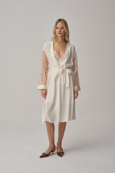 Pierre Cardin Silk Satin Six-Piece Bridal Dowry Set - Lx.25263 Ivory