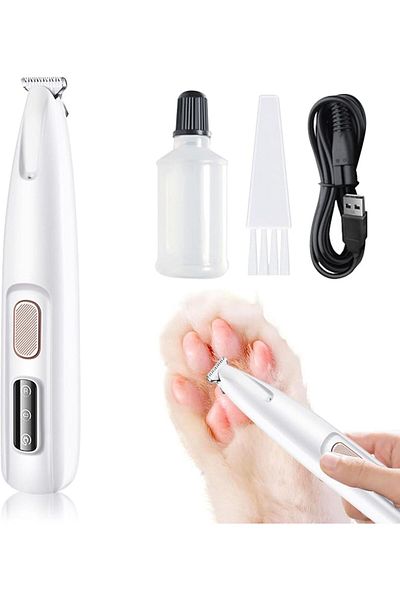 COOYA Pet MicroPrecision Trimmer, Multifunctional Pet Hair Clippers Waterproof Rechargeable Pet Shaver