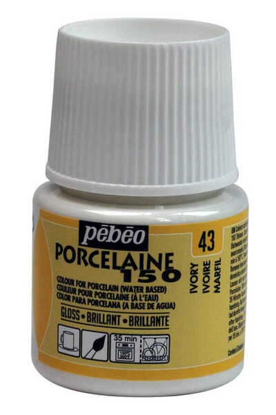 Pebeo Su Bazlı Porselen Boya 150 45ml Şişe - 43 Ivory