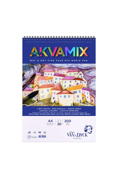 Van Dyck Watercolor Block Multipurpose A4 Top Sprl 20 Yp