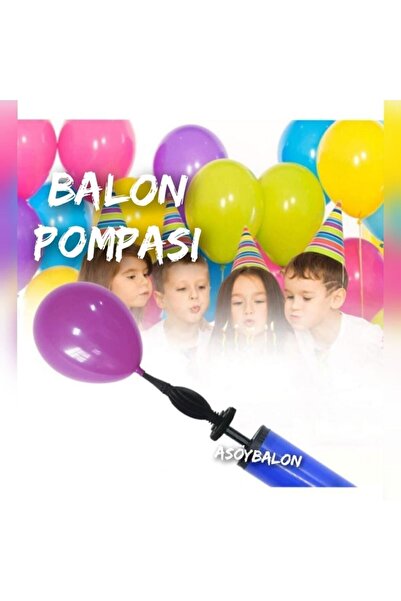 asöy مضخة نفخ البالونات 1 قطعة مضخة بالون