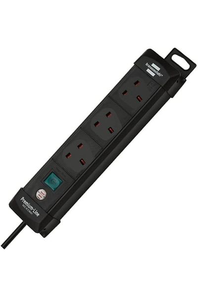 Brennenstuhl Extension Cord 5meter 3 sockets, Germany