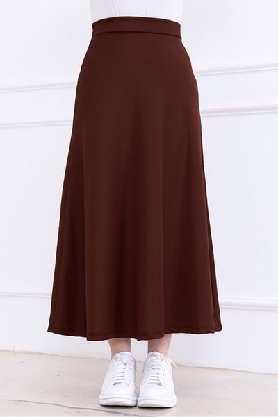 Bestenur Senar Bell Skirt 1358 - Bitter Brown