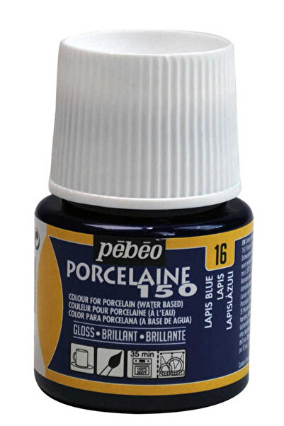 Pebeo Su Bazlı Porselen Boya 150 - 16 Lapis Blue