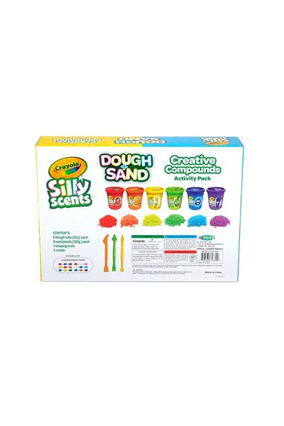 Crayola Silly Scent Crazy Mould & Craft Set – Sand & Dough Fun With Fruity Scents And Colours