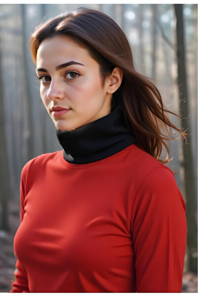 Mrey Імпортер чорних міні-шарфів, коротких шарфів, зимових шарфів та рибальських комірів для жінок та чоловіків