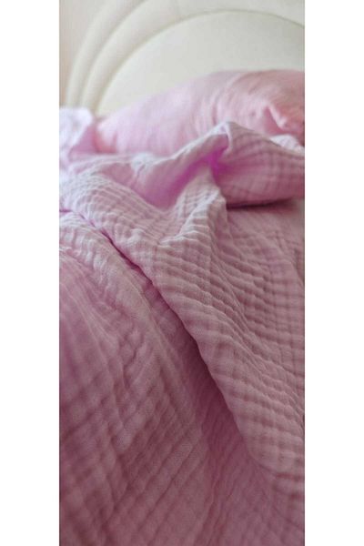 GİNETEKS 4 Layer King Size Muslin Bedspread (240X260)