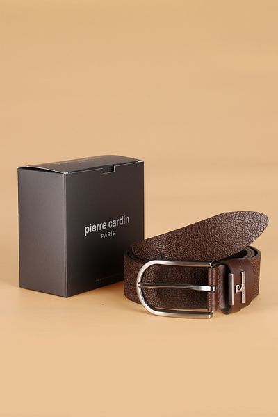 Pierre Cardin MDL Γνήσιο δέρμα Ανδρική Ζώνη (110 cm 115 cm 120 cm 125 cm 130 cm) ΚΑΦΕ