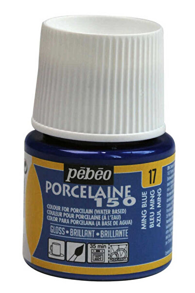 Pebeo Su Bazlı Porselen Boya 150 45ml Şişe - 17 Ming Blue