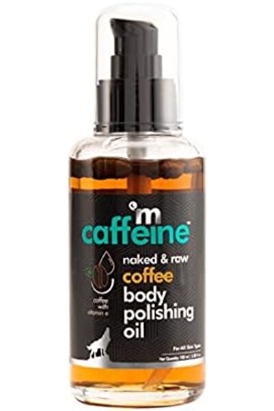 mCaffeine زيت الجسم بالقهوة للبشرة الجافة للنساء والرجال