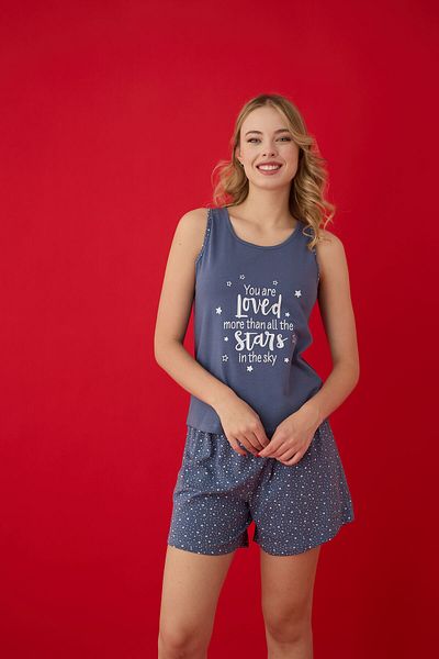Lavint Homewear Star Patterned Shorts Set
