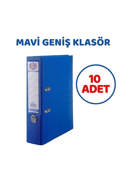 Alemdar Blue Large Folder 10 Pieces