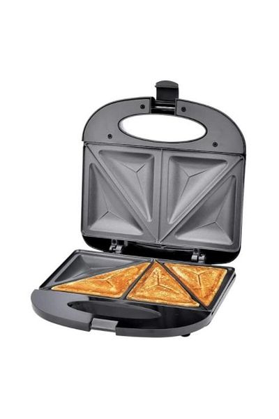 ESPERANZA Sandwich Maker Esperanza EKT011, 1000 W, Placi neaderente, Termostat, Indicator LED (Negru/Gri)