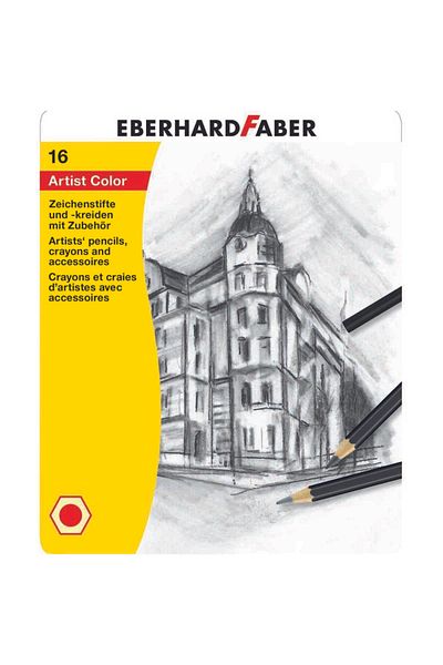 Eberhard Faber Artist Color Drawing Set 16 Pieces