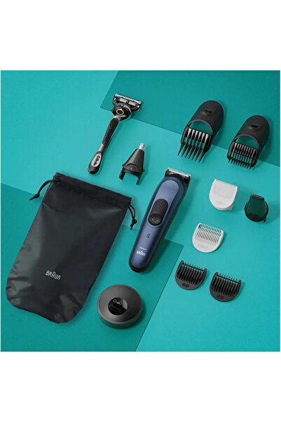 Braun Ξυριστική μηχανή και κουρευτική μηχανή Braun 10 σε 1 MGK7421, 100 λεπτά αυτονομίας, 13 ρυθμίσεις μήκους