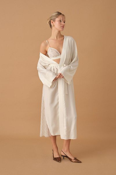 Pierre Cardin Silk Satin Six-Piece Bridal Dowry Set - Lx.25271 Ivory