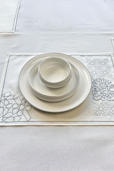 iwa concept 6-Person Dining Table American Service Set and Napkin Holder - Tableware Decoration