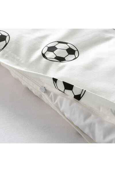 IKEA Sportslig Duvet Cover Set Football Print 150x200 Cm – Soft, Durable Cotton Kids Bedding