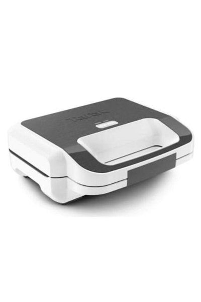 TEFAL Aparat de sandvici Tefal Snack XL SW701110, 850 W, 2 placi detasabile (Alb/Gri)