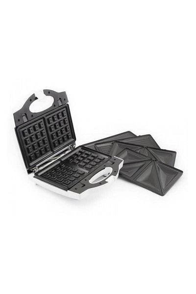 ESPERANZA Aparat pentru sandvișoare Esperanza Portabella EKT006W, 3 locuri, 700W (Alb)
