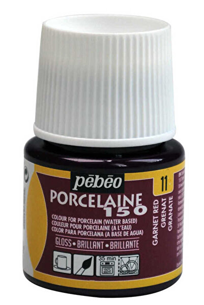 Pebeo Su Bazlı Porselen Boya 150 - 11 Garnet Red