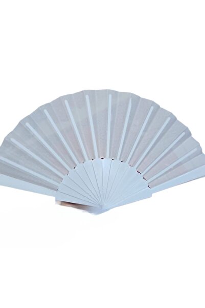 baytoptan Plastik Yelpaze Beyaz