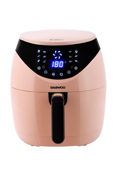 Daewoo Friteuza fara ulei Daewoo DAF2000 AirFryer, 1500 W, 3.6l, 12 programe (Crem)