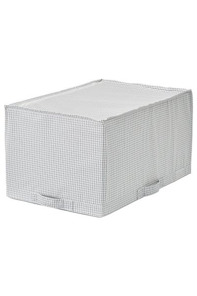 IKEA STUK Storage case, white/grey, 34 x 51 x 28 cm