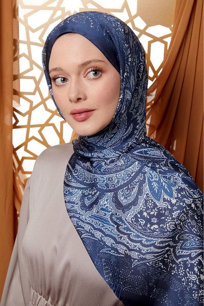 Levidor Indian Silk Shawl Blue 502-02