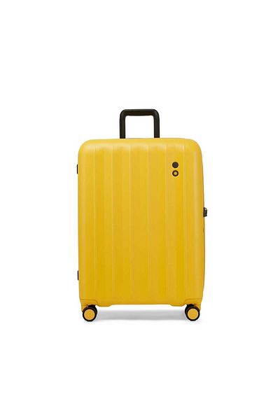 Echolac Amos Pro 65cm 4 Double Wheel Hardcase Expandable Check-in Luggage Trolley Yellow